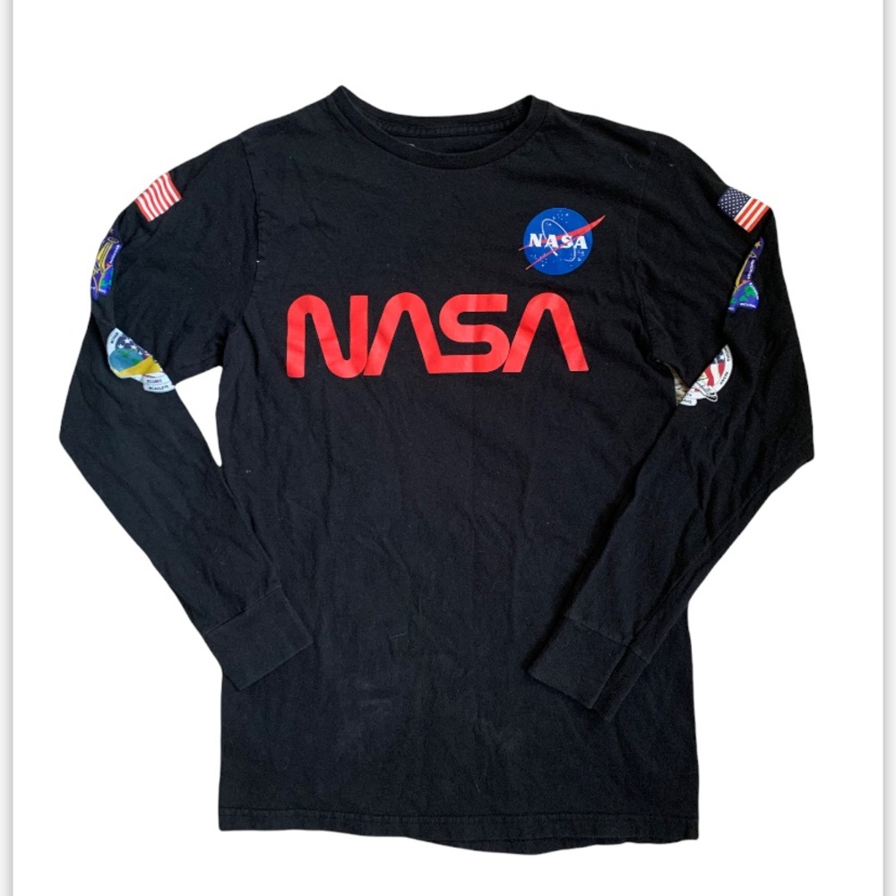 Bowery Brand NASA Long Sleeve Shirt Small